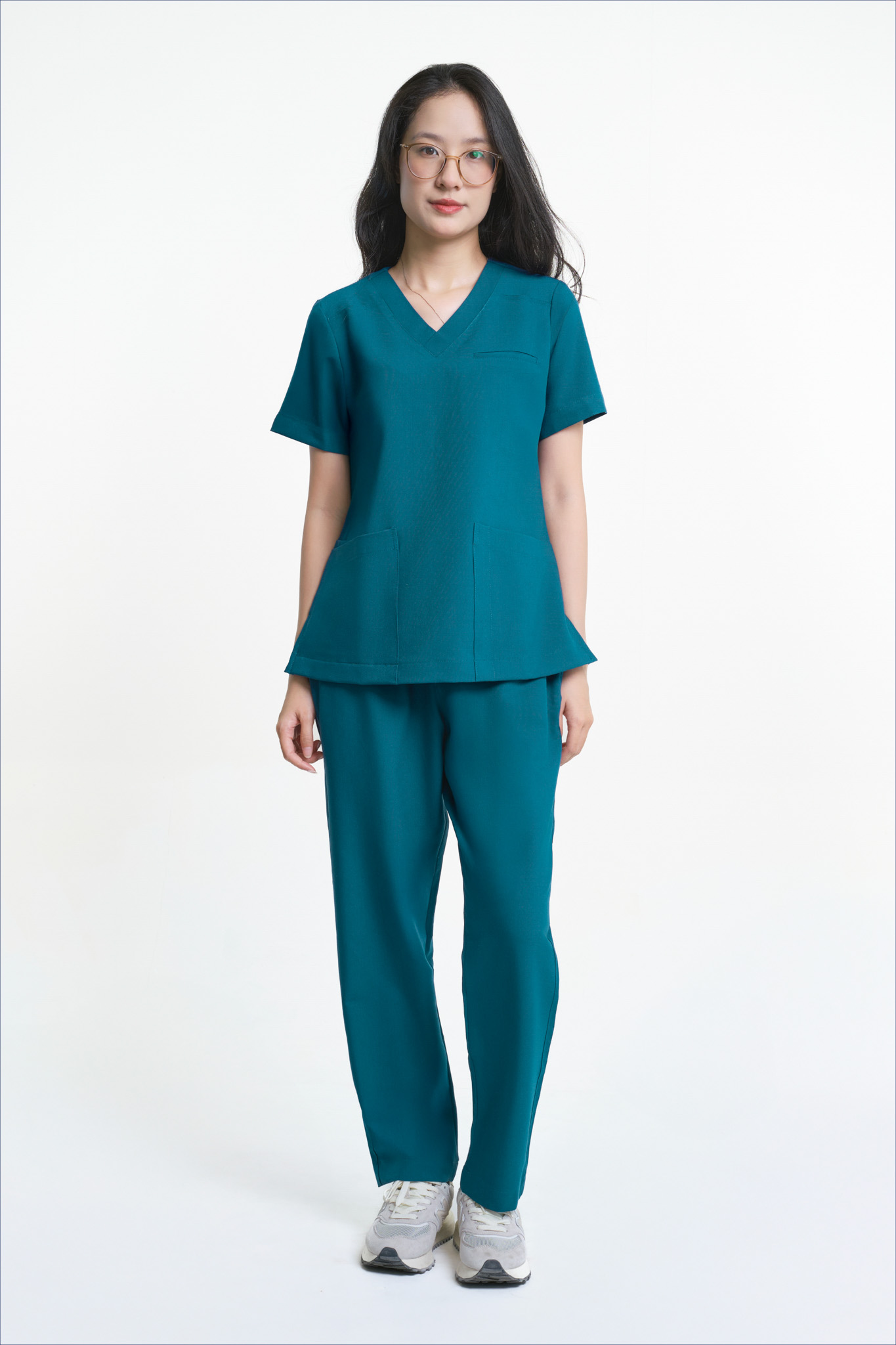Plus Scrubs Nữ Dark Caribbean